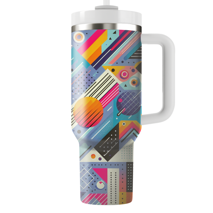 Bold Geometric Fusion  Tumbler Cups