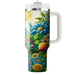 Floral Butterfly Embrace  Decorative Tumblers