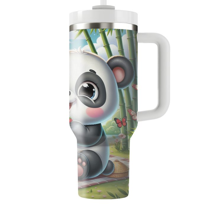 Charming Panda Picnic Tumblers For Gifts