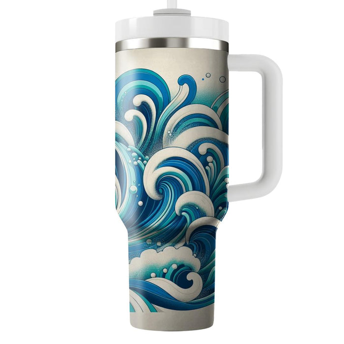 Wave Crash  Travel Tumblers