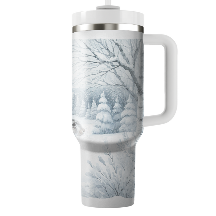 Winter Hare Enchantment  Decorative Tumblers