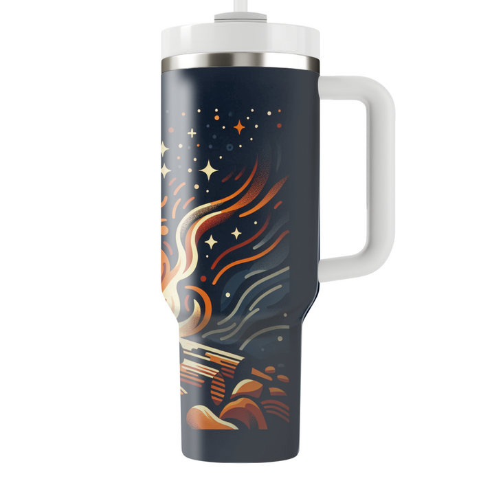 Autumn Bonfire  Travel Tumblers