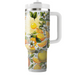 Sunny Citrus Blossom  Tumblers With Lids