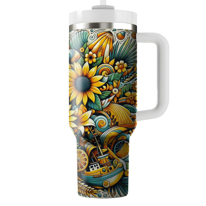 Sunshine Whispers - A Summer Festival  Custom Tumblers