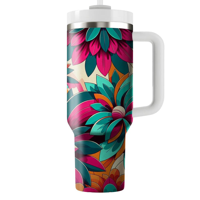 Kaleidoscope Flower Field  Unique Tumblers