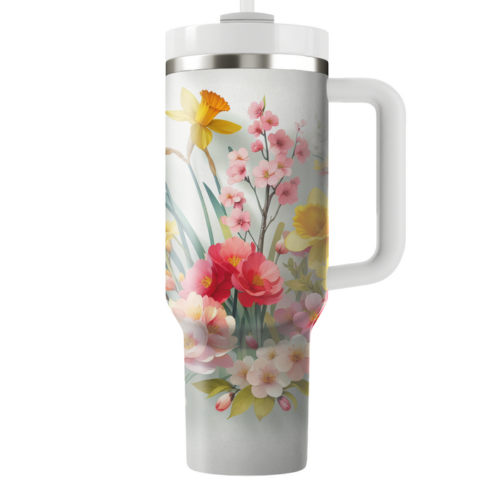 Springtime Blossoms  Tumblers With Lids