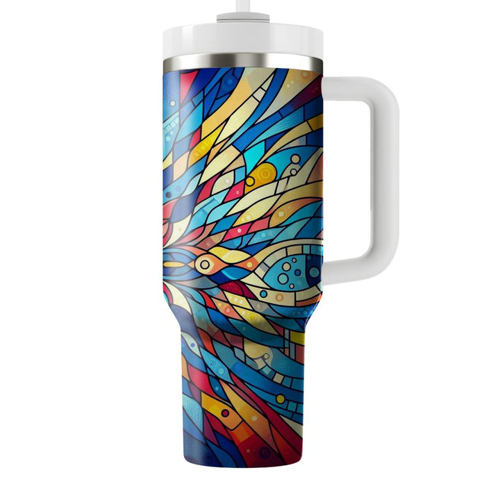 Vivid Mosaic  Unique Tumblers