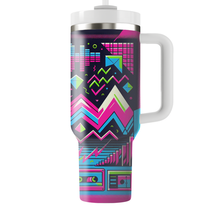 Retro Electro  Tumbler Cups