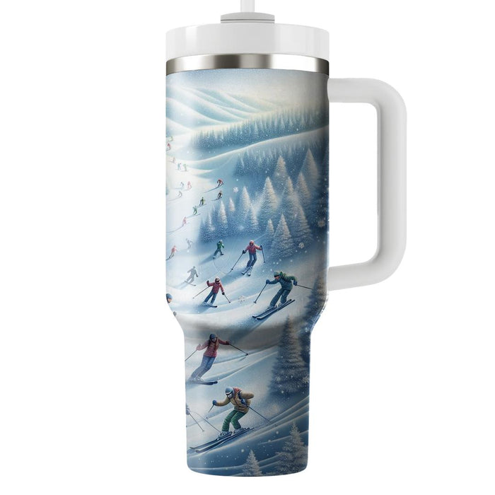 Winter Wonderland Ski Adventure  Decorative Tumblers