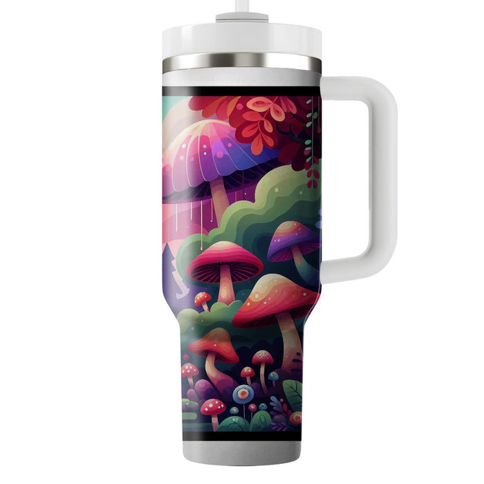 Whimsical Mushroom Forest  Insulated Tumblers