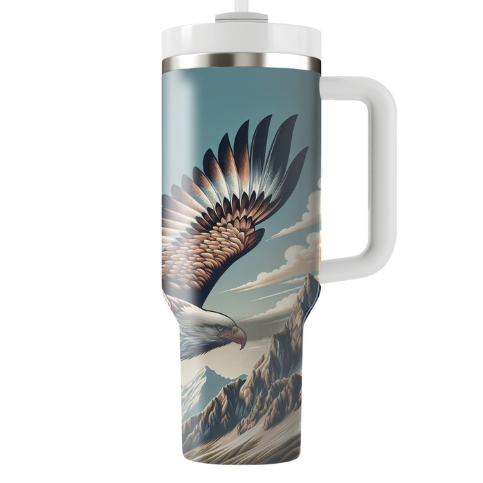 Majestic Eagle Flight  Tumblers With Lids