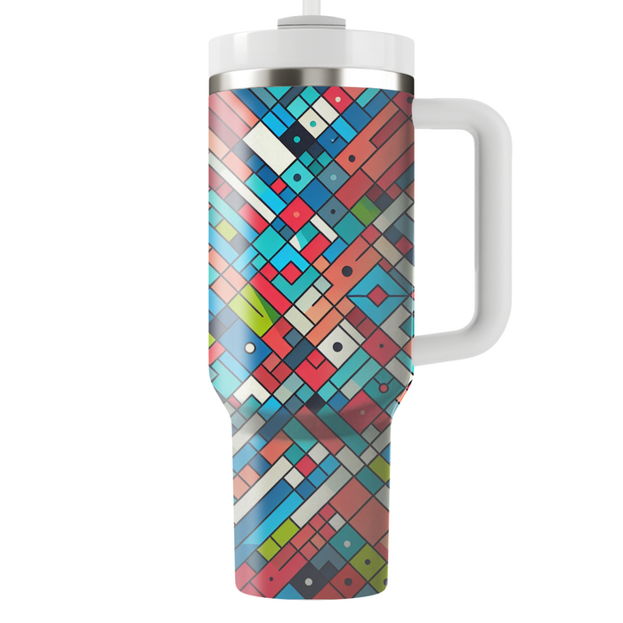 Stained Glass Geometry  Custom Tumblers