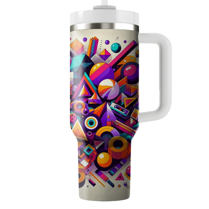 Geometric Madness  Tumblers With Lids