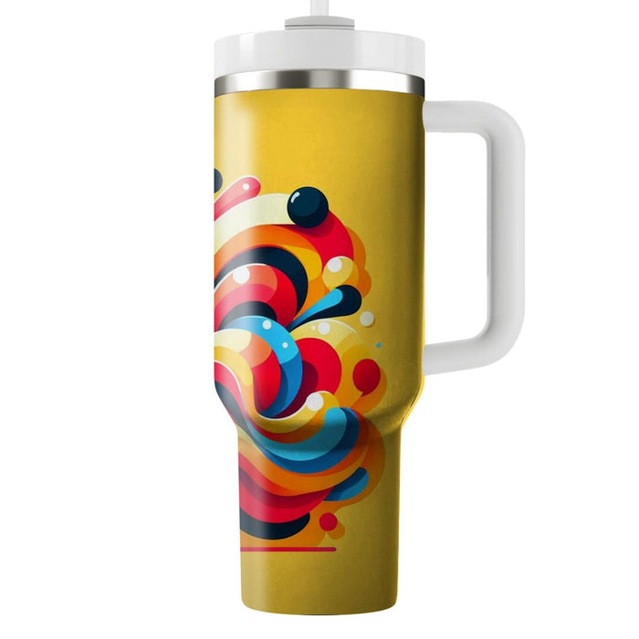 Bold Burst Of Colors  Custom Tumblers