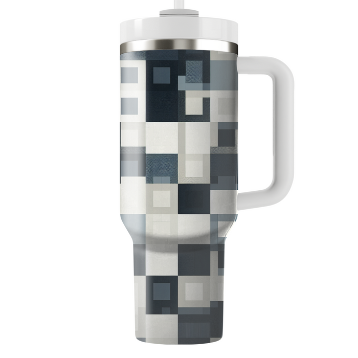 Urban Grid Mosaic  Custom Tumblers