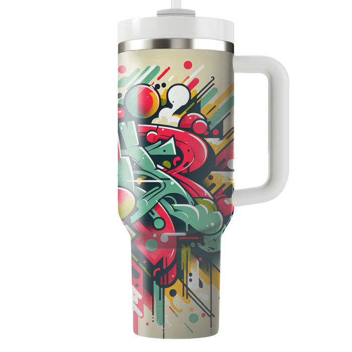 Bold Graffiti  Tumblers With Lids