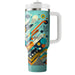 Retro Pattern Play  Travel Tumblers