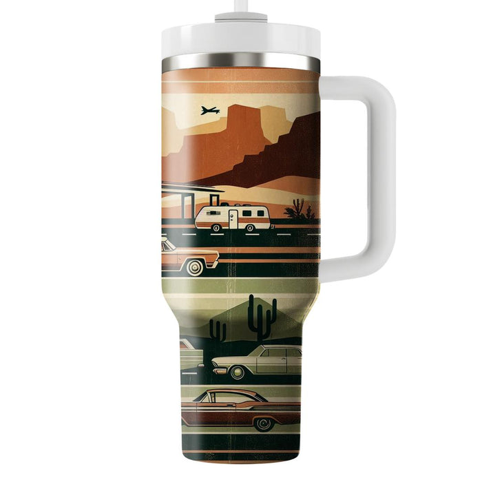 Vintage Camper Roadtrip  Custom Tumblers