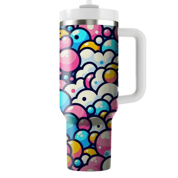 Playful Bubbles Pattern  Tumblers With Lids