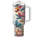 Artistic Flower Symphony  Insulated Tumblers