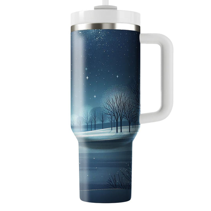 Winter Midnight Glow  Decorative Tumblers