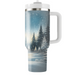 Winter Cabin Retreat  Personalized Tumblers