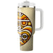 Sunshine Retro Swirls  Insulated Tumblers