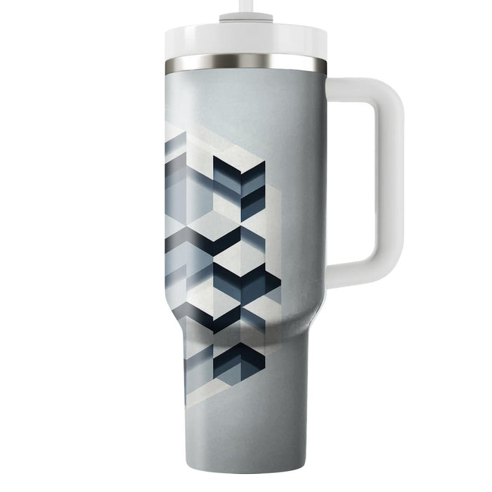 Sleek Hexagonal Pattern  Tumblers With Lids