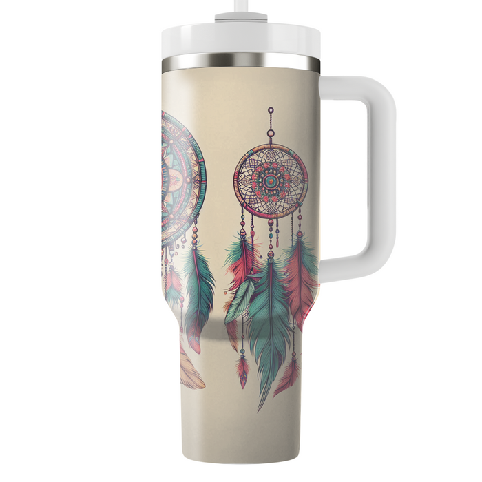 Bohemian Feathered Dreamcatchers  Unique Tumblers