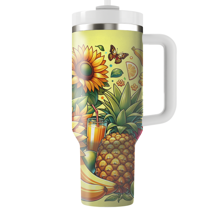 Summer Sunshine Vibes  Personalized Tumblers