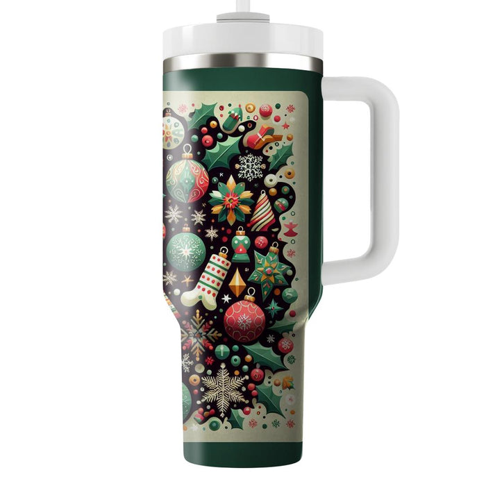 Winter Celebration Cheer  Decorative Tumblers