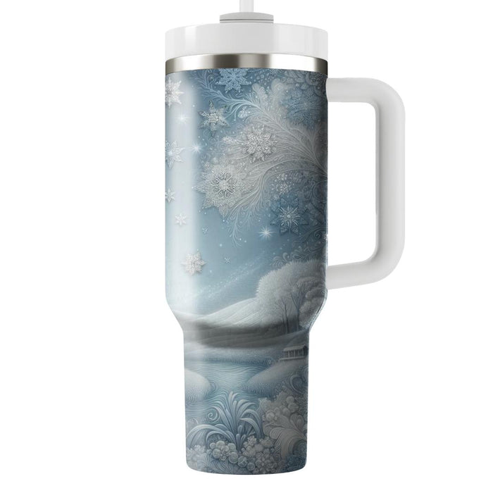 Winter Snowy Retreat  Travel Tumblers