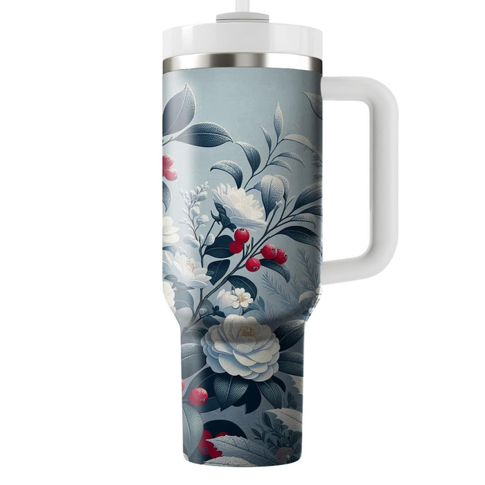 Winter Bloom  Decorative Tumblers