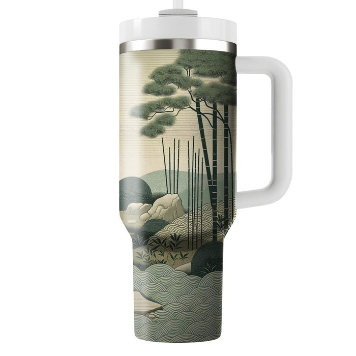 Tranquil Zen Garden  Personalized Tumblers