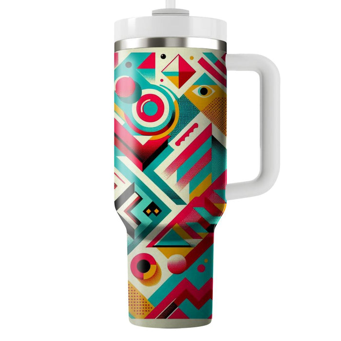 Bold Retro Patterns  Custom Tumblers