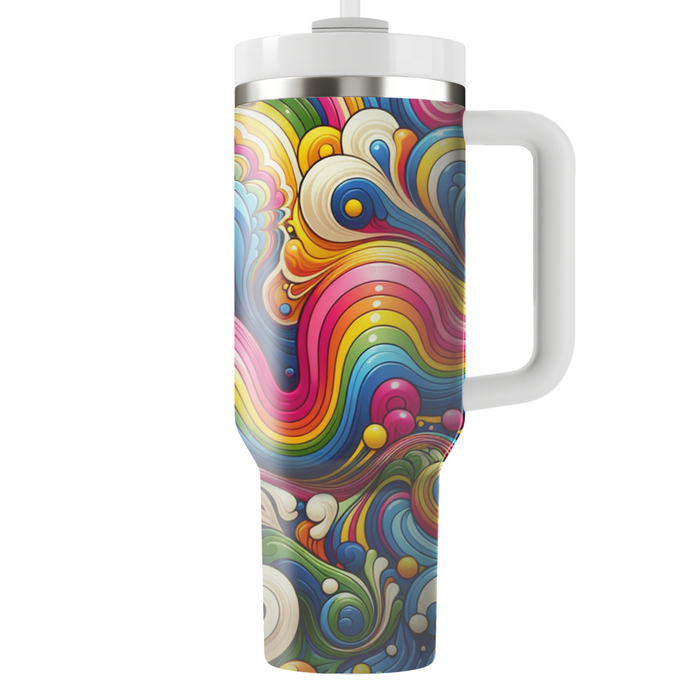 Tie-dye Splash  Travel Tumblers