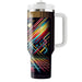 Retro Laser Light  Travel Tumblers