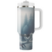 Serene Snowy Owl  Personalized Tumblers