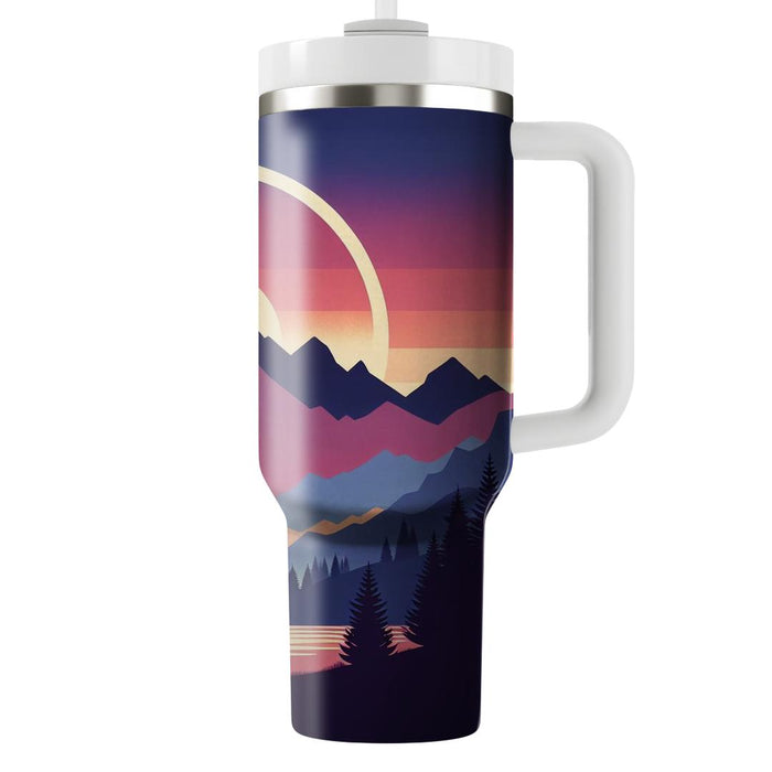 Peaceful Mountain Retreat  Decorative Tumblers