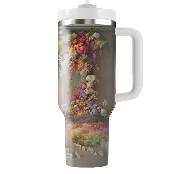 Floral Cascade  Insulated Tumblers