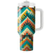 Zigzag Retro Vibes  Tumblers With Lids