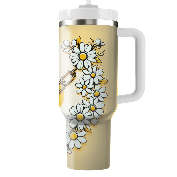 Whimsical Daisy Chain  Tumblers For Gifts