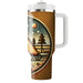 Vintage Camp Scene  Unique Tumblers