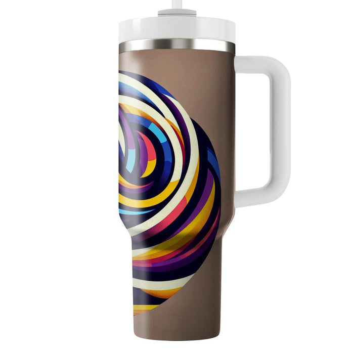 Funky Geometric Swirls  Unique Tumblers