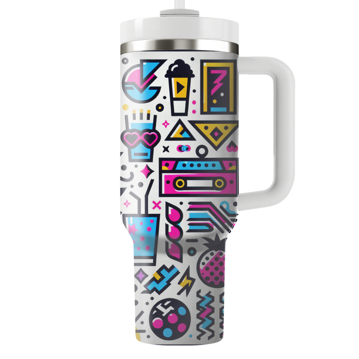 80s Iconic Patterns  Custom Tumblers