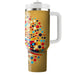 Funky Dot Mosaic  Travel Tumblers