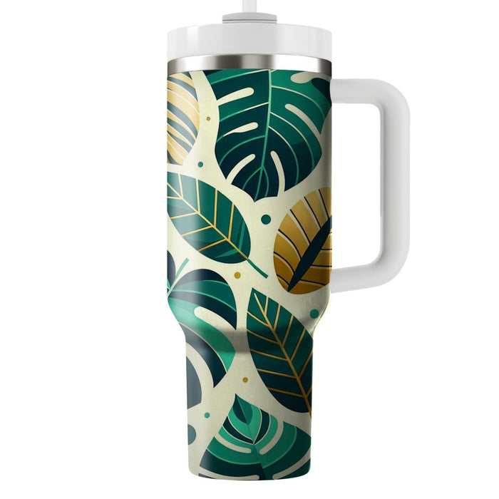 Bold Tropical Leaves  Tumblers For Gifts