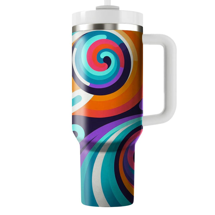 Bold Spiral Pattern  Custom Tumblers