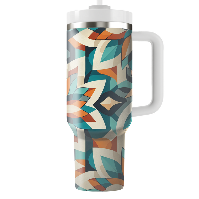 Artistic Geometric Petals  Insulated Tumblers