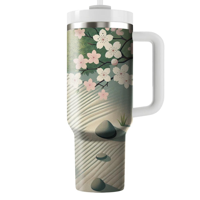 Spring Zen Garden  Decorative Tumblers